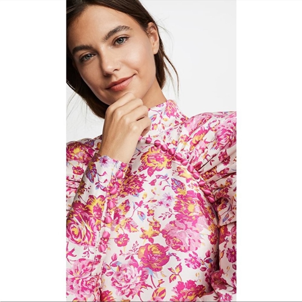 ROTATE mini dress beautiful textured fabric